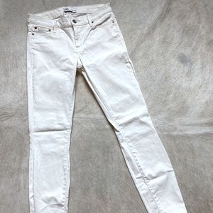 Zara The Skinny white coated jean. Sold out! Sz 4